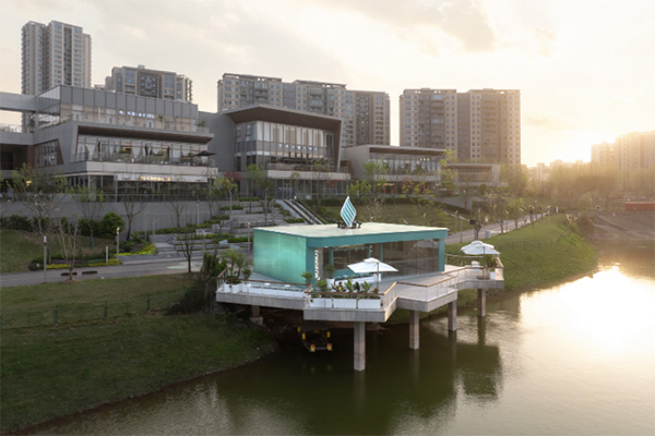 龍湖御湖境展廳現(xiàn)場。重慶龍湖供圖