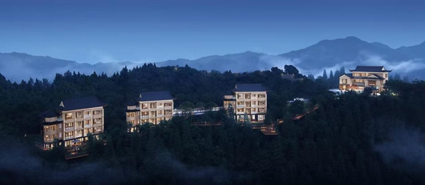 巫山縣民宿集群。巫山縣文旅委供圖