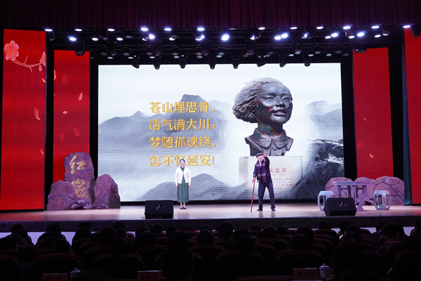 紅巖革命故事展演。重慶一中供圖