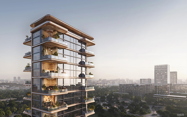 項(xiàng)目效果圖。重慶龍湖供圖