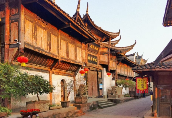 巴蜀風(fēng)土院落實(shí)拍。中國(guó)建筑工業(yè)出版社供圖