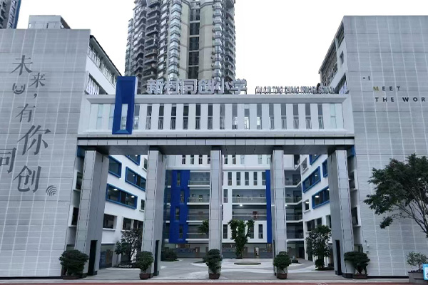 校園環(huán)境。江北區(qū)新村同創(chuàng)小學(xué)供圖