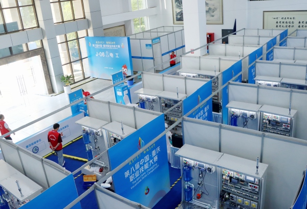 比賽現(xiàn)場。重慶工貿(mào)職業(yè)技術(shù)學(xué)院供圖