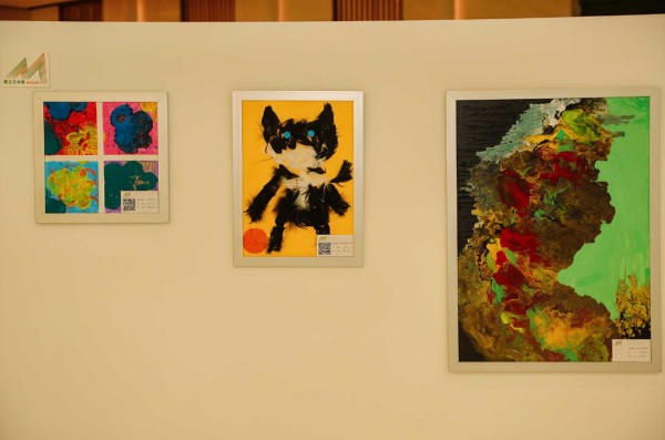 藝術展作品。渝中區(qū)蒙正幼兒園供圖