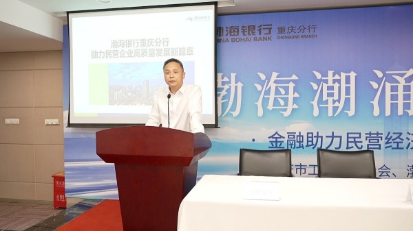 渤海銀行重慶分行發(fā)布支持民營企業(yè)高質(zhì)量發(fā)展舉措。主辦方供圖