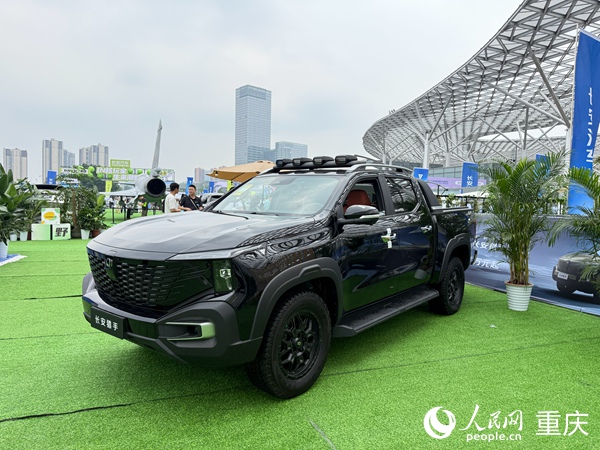 長安獵手K50。人民網(wǎng)記者 胡虹攝