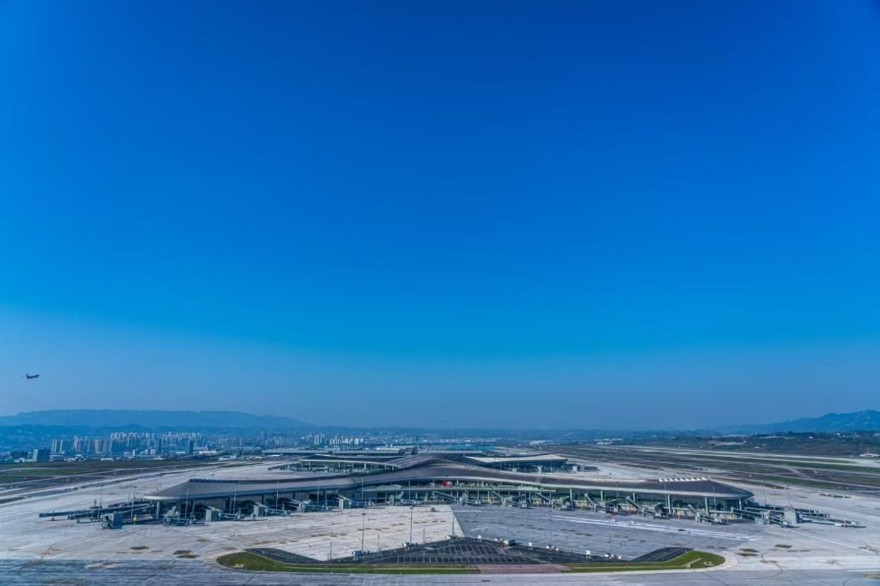 重慶江北國(guó)際機(jī)場(chǎng)。重慶江北機(jī)場(chǎng)集團(tuán)供圖