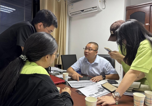 調(diào)研現(xiàn)場。謝名揚攝