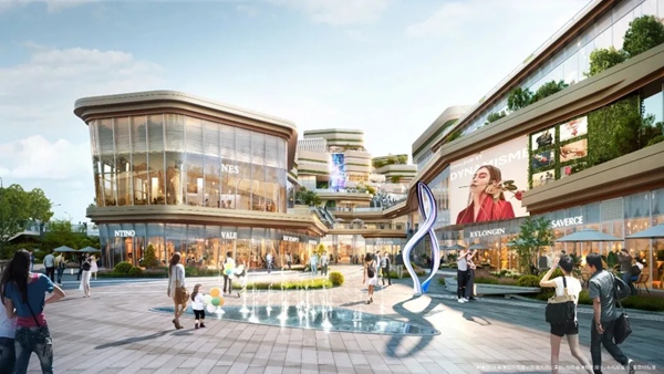 光環(huán)花園城效果圖。圖源：渝北發(fā)布