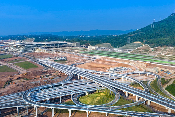 茶惠大道（一標段）。中鐵十一局供圖