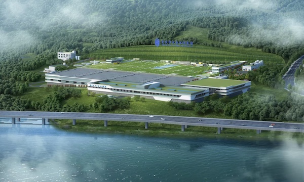 雞冠石污水處理廠四期擴建工程效果圖。重慶水務環(huán)境集團供圖