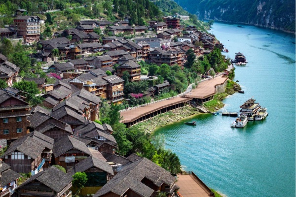 龔灘古鎮(zhèn)。酉陽文旅集團(tuán)供圖