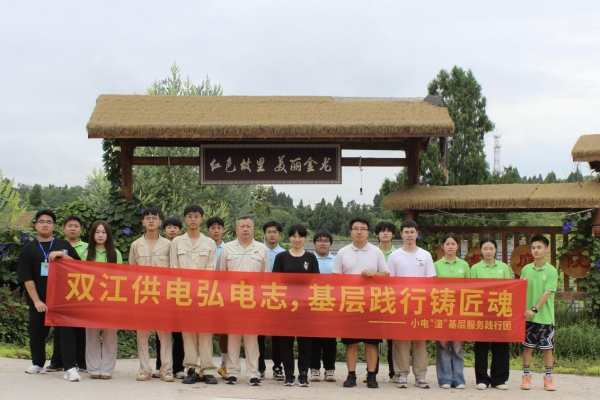 實(shí)踐團(tuán)合影。重慶電力高等專(zhuān)科學(xué)校供圖