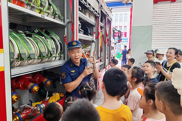 活動現(xiàn)場。重慶市涪陵區(qū)消防救援局供圖