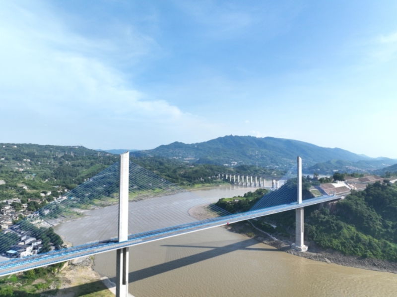 渝武復線澄江嘉陵江特大橋。重慶市交通運輸委員會供圖