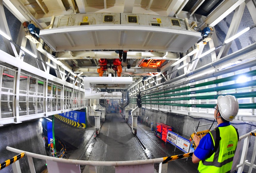 施工現(xiàn)場(chǎng)。受訪者供圖