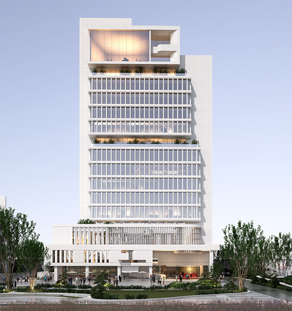 重慶衛(wèi)視數(shù)字文創(chuàng)基地效果圖。長(zhǎng)廈安基建筑設(shè)計(jì)供圖