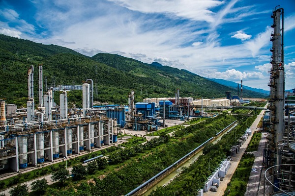 華峰化工園區(qū)。建行重慶市分行供圖