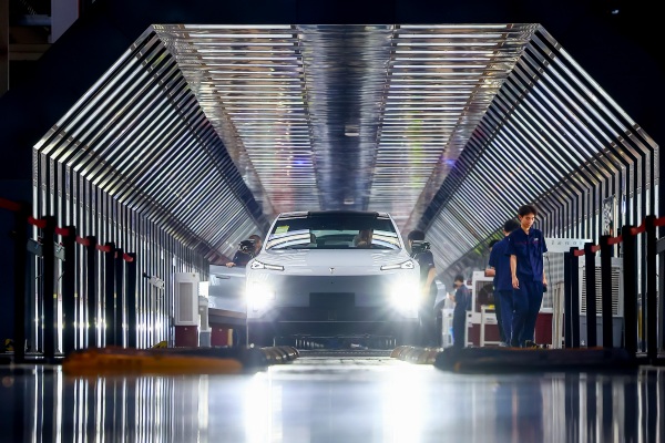 深藍汽車下線。受訪者供圖