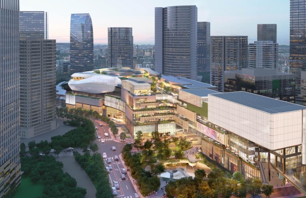 中環(huán)萬象城效果圖。受訪者供圖