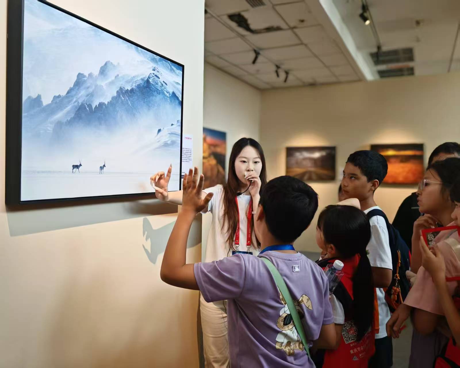 活動現(xiàn)場。渝中區(qū)青少年校外活動中心供圖