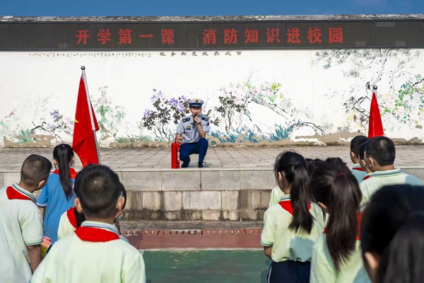 活動(dòng)現(xiàn)場(chǎng)。重慶市涪陵區(qū)消防救援局供圖