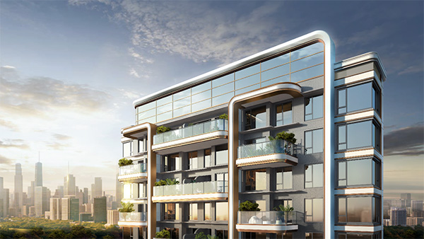 熙宸外立面意境圖。重慶華僑城供圖