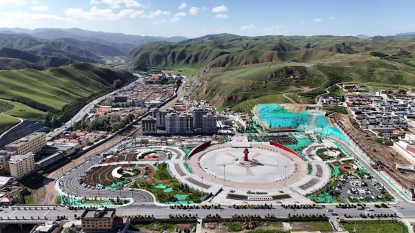 甘南鑄牢中華民族共同體意識(shí)主題教育實(shí)踐基地。中建橋梁供圖