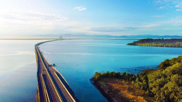 文萊淡布隆跨海大橋。中建橋梁供圖