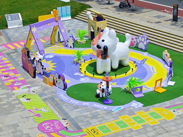 TaTa好6天地寵物樂園。重慶天地供圖