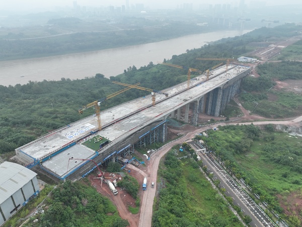 椿萱大道3號(hào)橋。中交二航局供圖