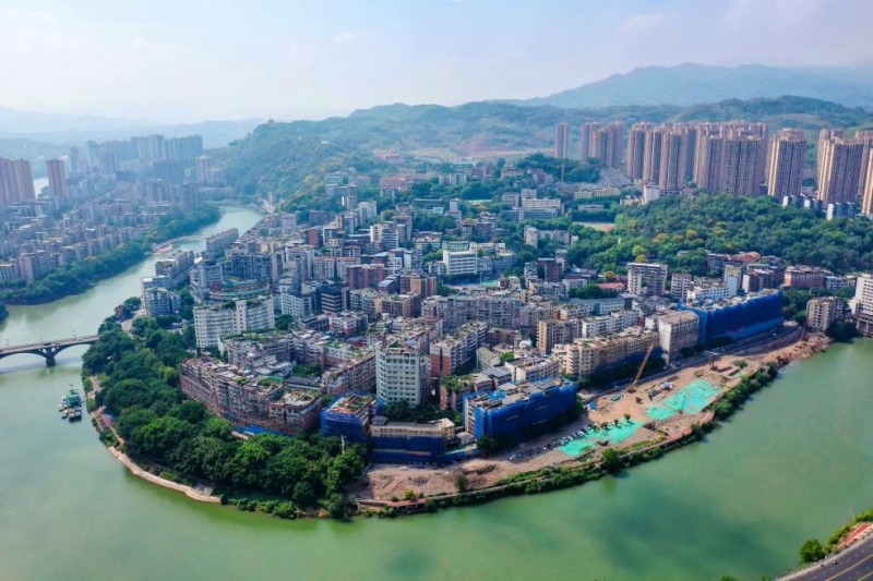 建設(shè)中的下北街試點示范項目。曾英豪攝