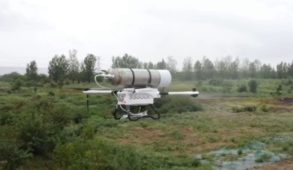 試飛現(xiàn)場。哈工大重慶研究院供圖