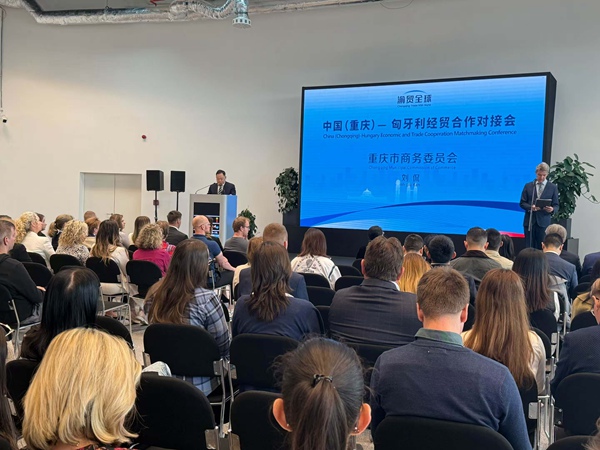 渝貿(mào)全球·匈牙利國(guó)際汽配展經(jīng)貿(mào)對(duì)接會(huì)。重慶市商務(wù)委供圖