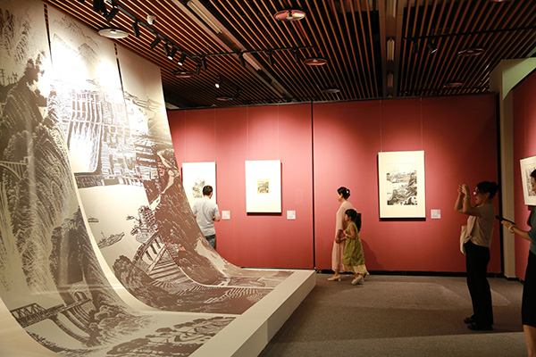 展覽現(xiàn)場。張源攝