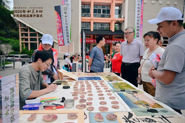 版畫(huà)展示區(qū)。主辦方供圖