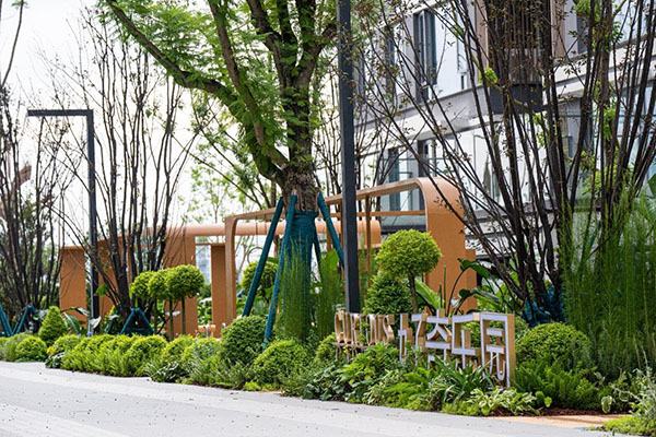 交付實景圖。重慶萬科供圖