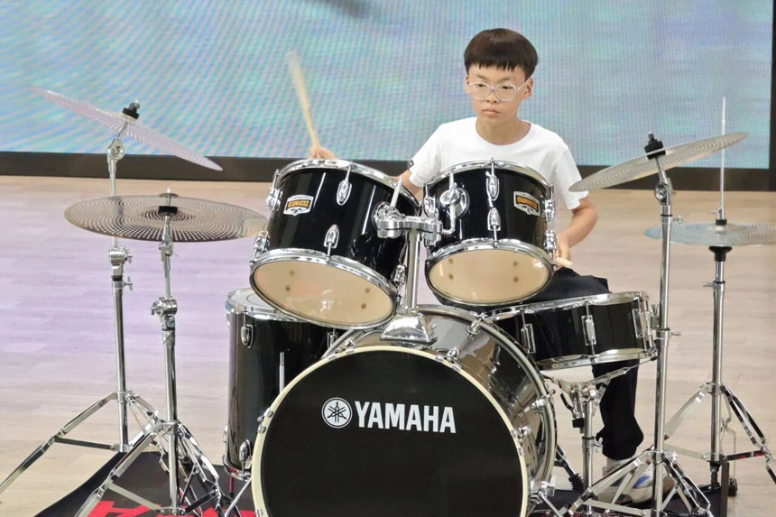 才藝展示。學(xué)校供圖