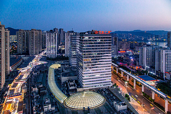 龍洲灣商圈。中建·光嶼供圖