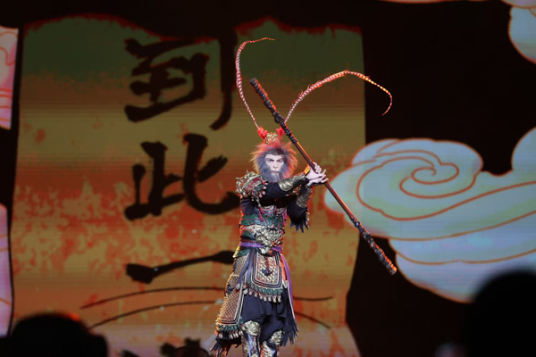 迎新晚會(huì)現(xiàn)場(chǎng)。學(xué)校供圖