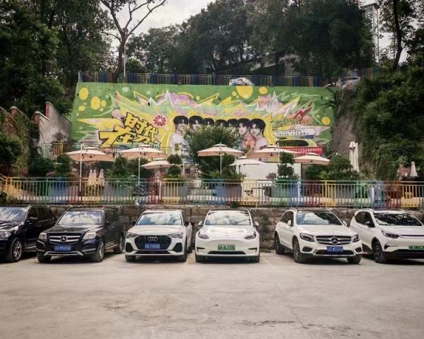 新建小微停車場。黃桷坪街道供圖