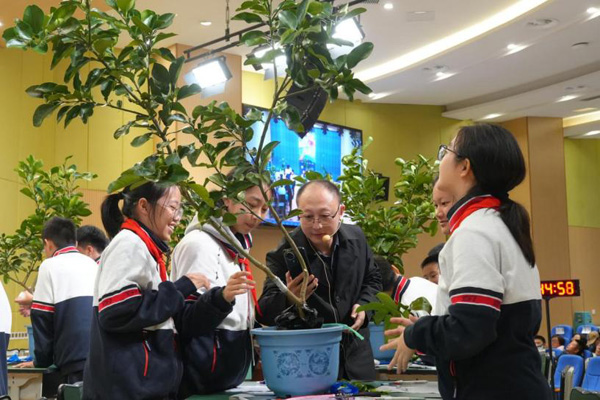 比賽現(xiàn)場(chǎng)。學(xué)校供圖