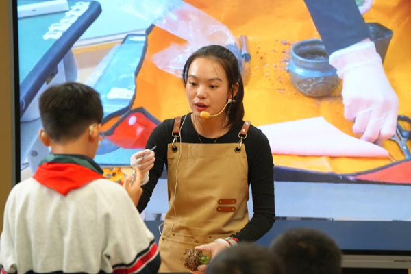 比賽現(xiàn)場(chǎng)。學(xué)校供圖