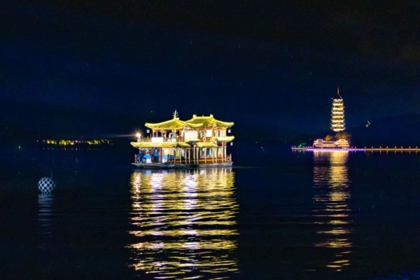 2025年漢豐湖水上歡樂季系列活動啟幕。開州區(qū)文旅委供圖