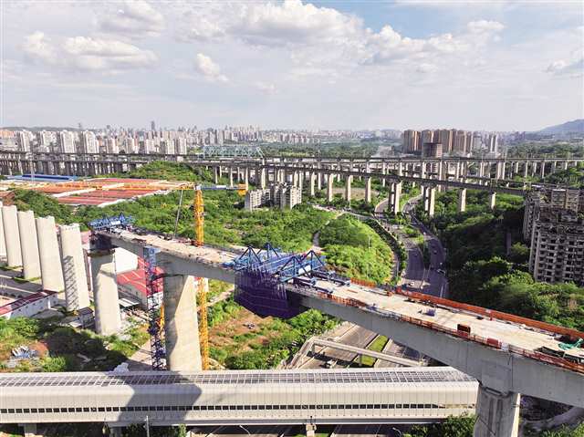 中國(guó)銀行重慶市分行支持成渝中線高鐵等重大項(xiàng)目建設(shè)取得新進(jìn)展 郭晉 攝/視覺(jué)重慶