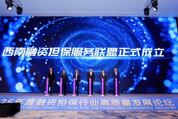 西南融資擔保服務聯盟成立儀式。重慶市融資擔保業(yè)協會供圖