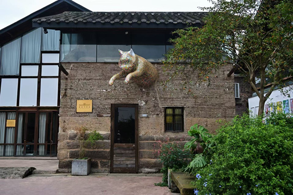 現(xiàn)代與質(zhì)樸交織的院落。主辦方供圖