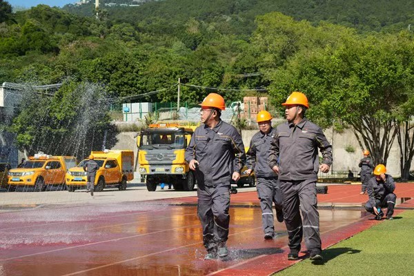 演練現(xiàn)場。華潤燃氣供圖