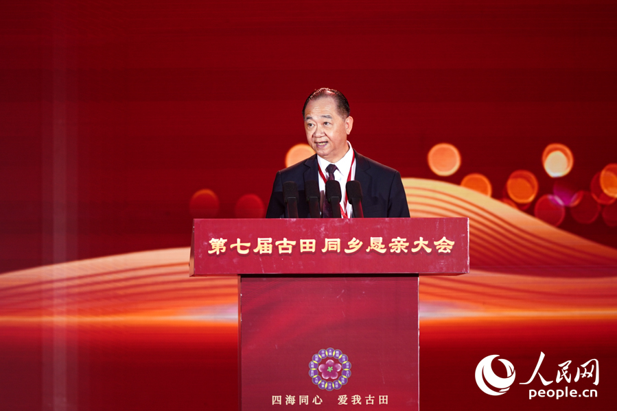 馬來西亞沙巴古田公會創(chuàng)會會長楊忠勇。實習(xí)生 鄭舒塵攝