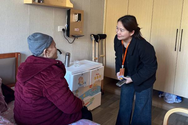 現(xiàn)場評定。重慶市一福養(yǎng)老發(fā)展中心供圖